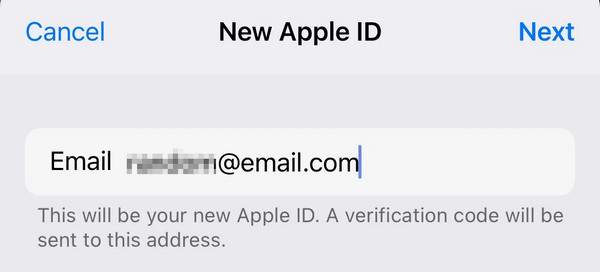 新的 Apple ID 電子郵件