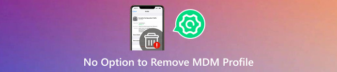 No Option to Remove MDM