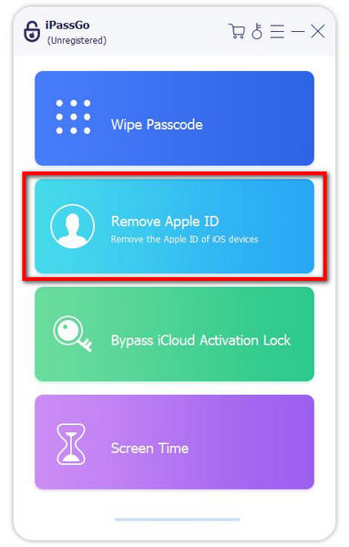 Ta bort Apple ID-alternativ