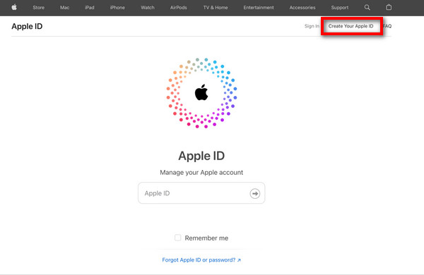 Použití Web Apple