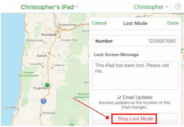 Stop Lost Mode