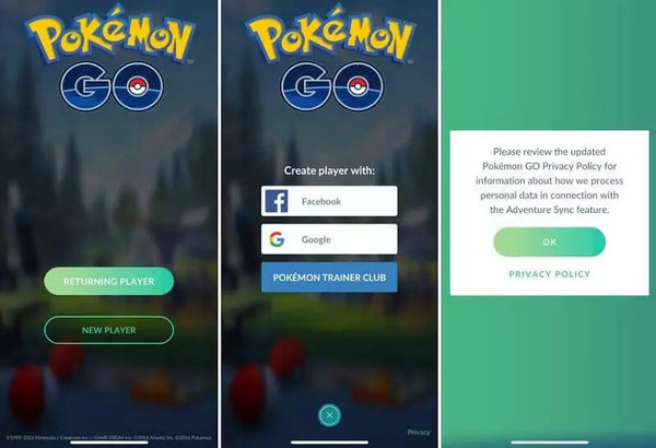 Create Account Pokemon Go