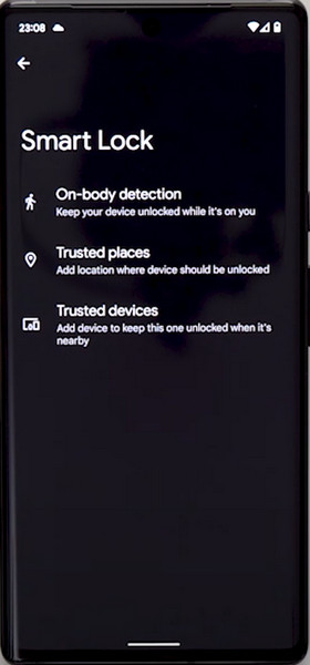 První tři vlastnosti Smart Lock