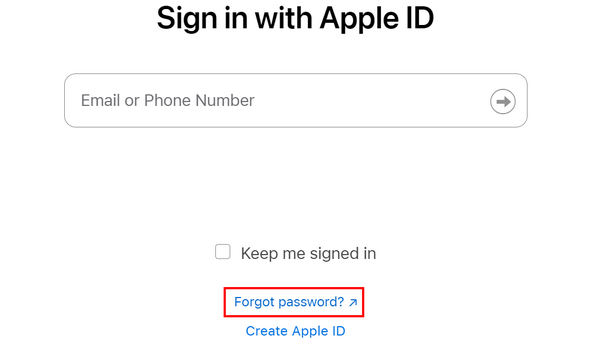 نسيت كلمة مرور Apple ID