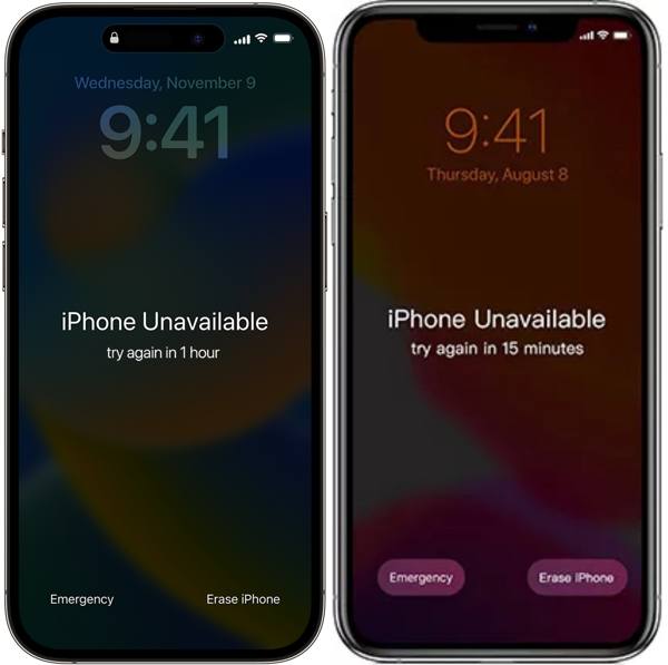 Zpráva o nedostupnosti iPhone