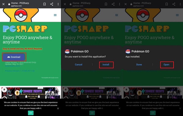 Pgsharp Last ned Installer Åpne