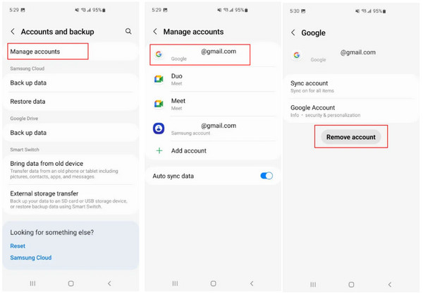 Hapus Akun Google Dari Samsung