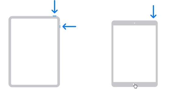 iPad ในโหมด DFU