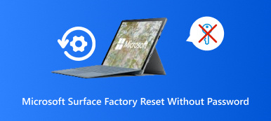 A Microsoft Surface gyári visszaállítása jelszó nélkül