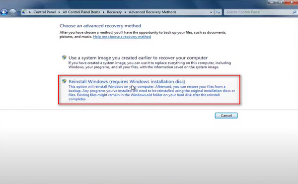 Windows opnieuw installeren