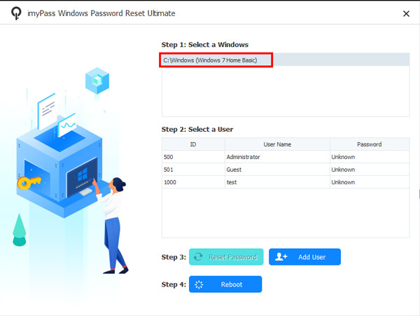 Vyberte Systém Windows