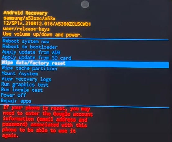 Fabrieksinstellingen herstellen Android