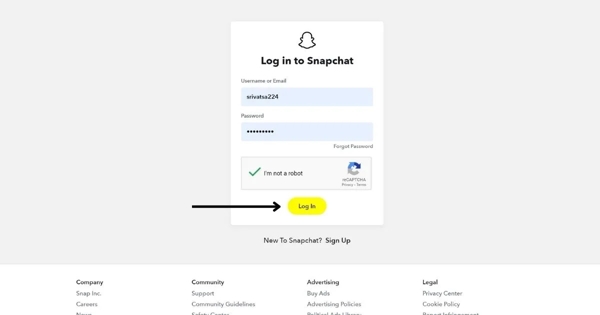 Log in