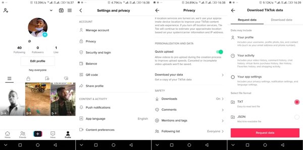 Stáhněte si data pro Android
