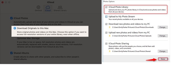 Stáhněte si iCloud Photos Desktop