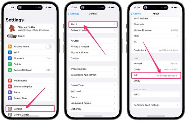Imei nummer telefon