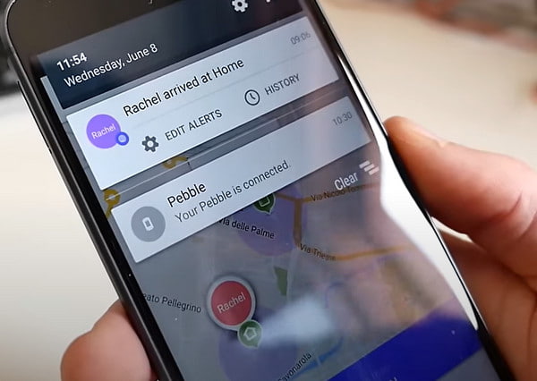 Life360 Arrive Home Notification