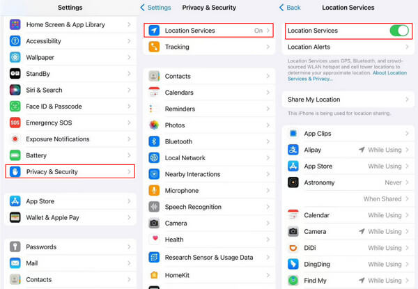 Dịch vụ định vị iPhone