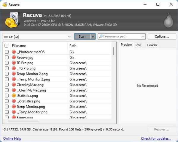 Recuva App