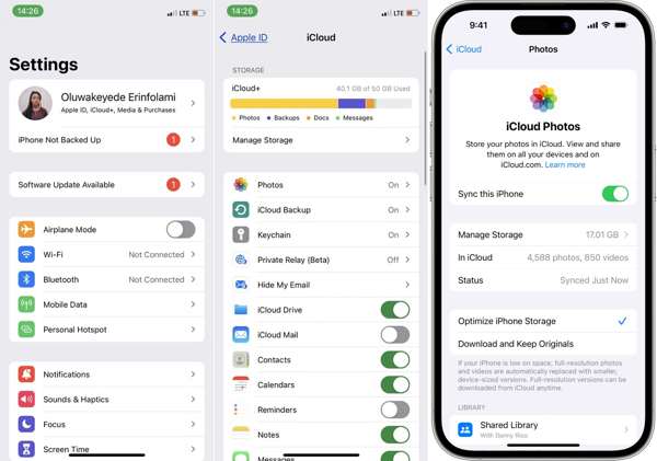 Synchronizujte fotografie iCloud