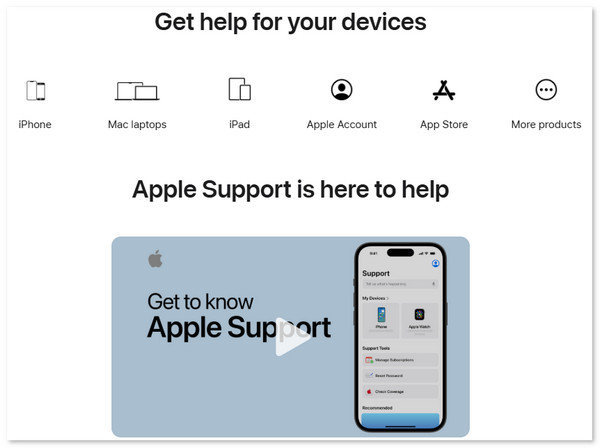 Assistance Apple