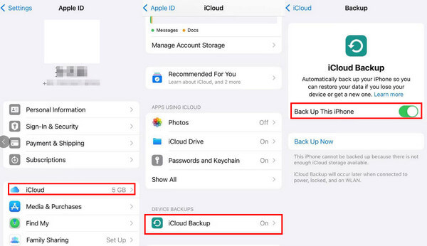 Icloud 备份