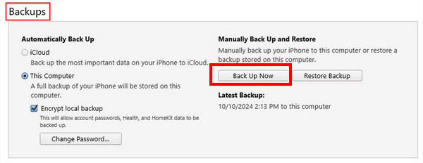 iTunes 备份