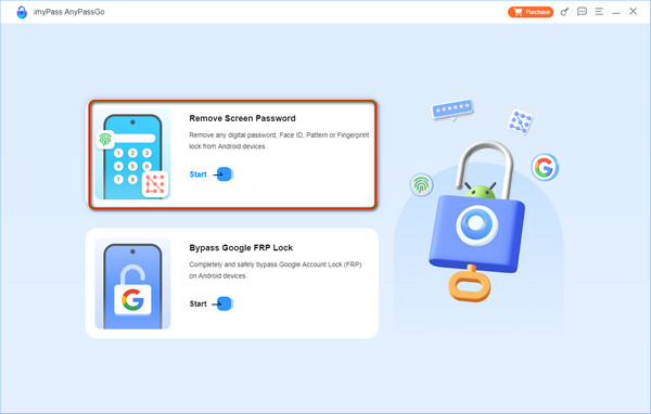 Select Remove Screen Password