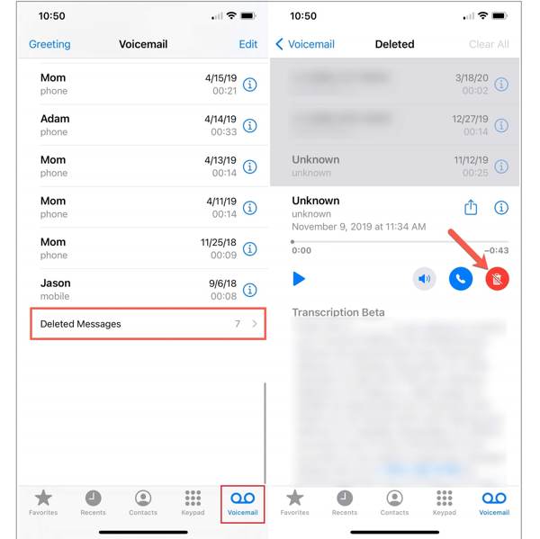 Mel Suara Nyahpadam Mesej Iphone