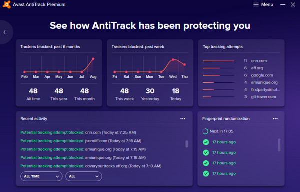 Avast Antitrack