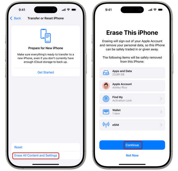 Obnovení továrního nastavení iPhone