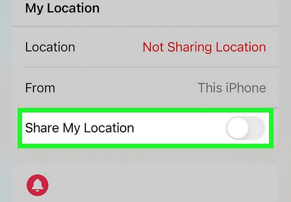 Hide Location With All Contacts
