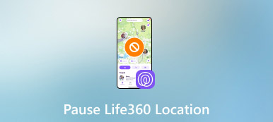 Pozastavit umístění Life360