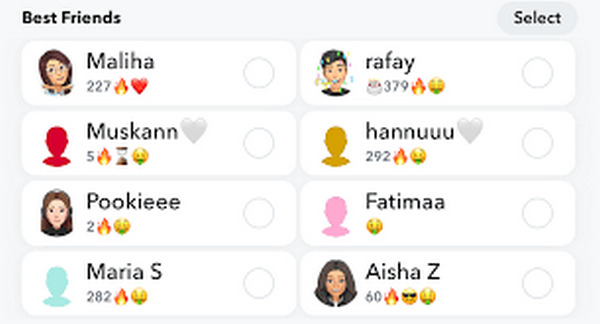 Bff dalam Snapchat