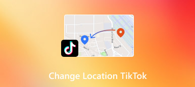 Endre plassering Tiktok