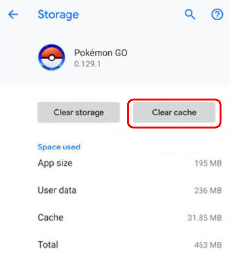 Vymažte mezipaměť Pokémonů