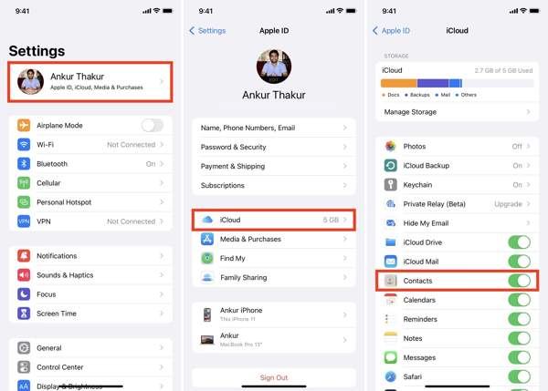 ดาวน์โหลด iCloud