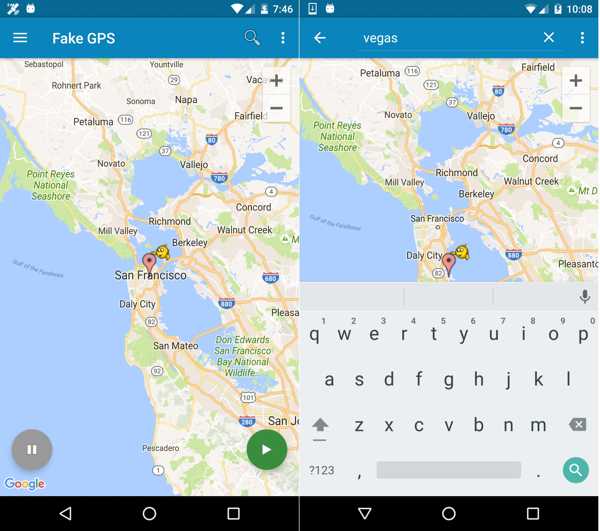Falešná poloha GPS