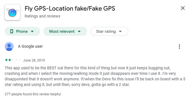 Fly GPS 用户评论