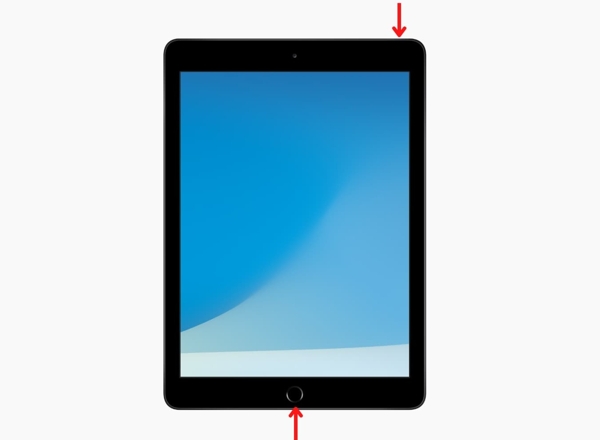 وضع الاسترداد المنزلي لجهاز iPad