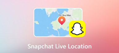 Posizione in tempo reale di Snapchat