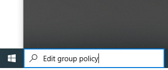 Mulai Edit Kebijakan Grup
