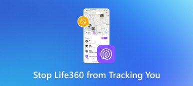 Stopp Life360 fra å spore deg