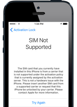 iPhone bị khóa nhà mạng