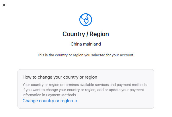 Change Apple Id Region