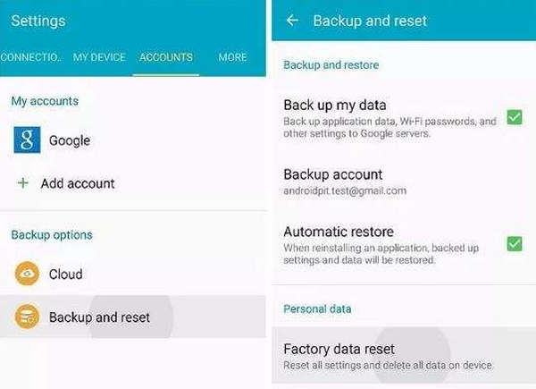 Factory Reset