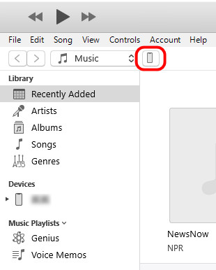 iTunes Device Pattern