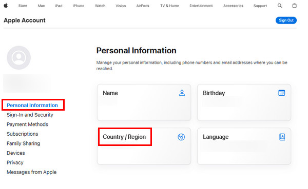 Personal Information