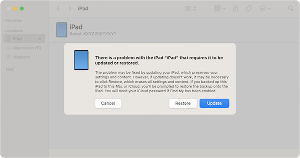 Obnovit iPad