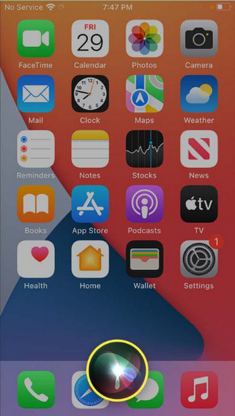 Siri Send melding